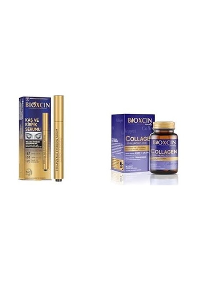 Tr Kaş Ve Kirpik Serumu - 10 Ml Bioxcin Beauty Collagen 30 Tablet Tip1 Tip 3 Hidrolize Kolajen, Hyaluronik Asit, Vi