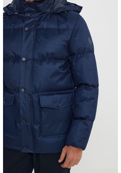 Ac&Co / Altınyıldız Classics Erkek Lacı Standart Fit Normal Kesim Kapüşonlu Kaban Lacivert Ac&Co / Altınyıldız Classics Erkek Lacı Standart Fit Normal Kesim Kapüşonlu Kaban Lacivert