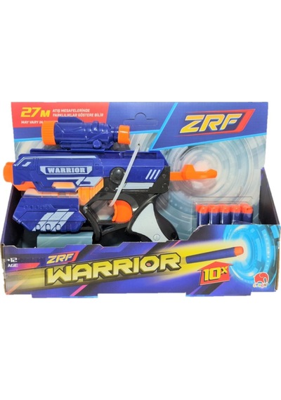 Nerf Lazerli Tabanca 10 Adet Yumuşak Sünger Mermi