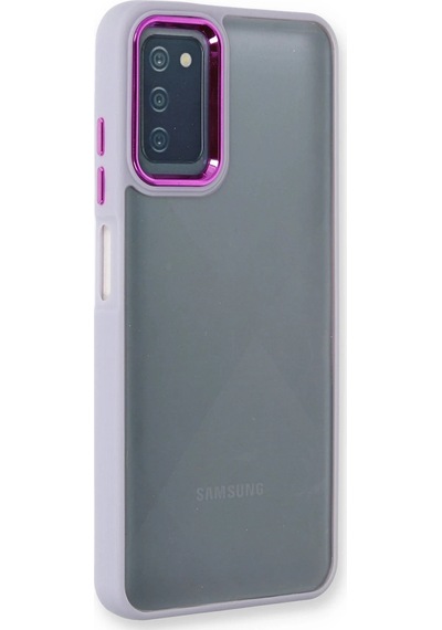 Gld-spt- Newface Samsung Uyumlu Galaxy A03s Kılıf Dora Kapak - Lila