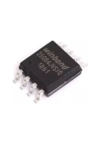 Winbond W25q64jvsıq 64m-bit Seri Flash 3.3v Spı Hafıza Entegresi 32768 Sayfa Uniform 4kb Sop8