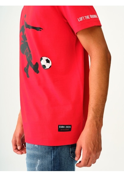 LOFT Regular Fit Erkek Tshirt K.kol Lf2038391 Q1.v1 Kırmızı