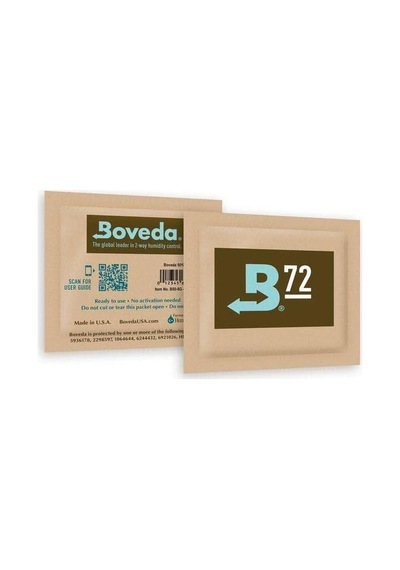 Boveda 72 60g Humidor Puro Kutusu Nemlendirici  12li Paket Saf Su Ve Jel li