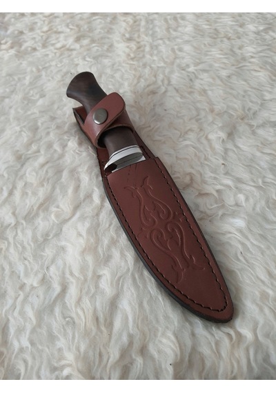 Bushcraft Kamp Bıçak Kahverengi - Gümüş