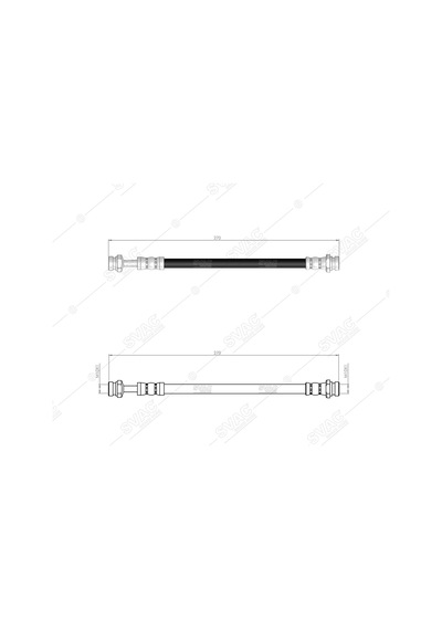 SVAC 800269 Arka Dıs Fren Hortumu H-1 Abssız 08-