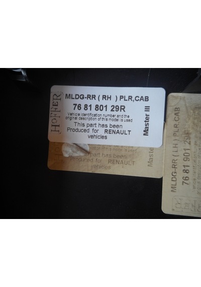 Master 3 Orta Direk Bandı Sinyalsiz Tip 768190129R - 768180129R