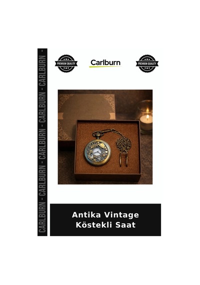 Antika Vintage Köstekli Saat Erkek Hediyesi Nostaljik Hediyeler Nostalji Sevenler Çok Renkli