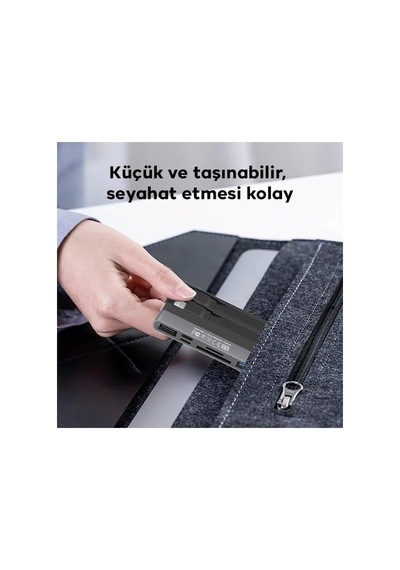 Tr Lightning Type-c Usb 3.0 Sd Tf Kart Okuyucu Adaptör Şarj Le-81
