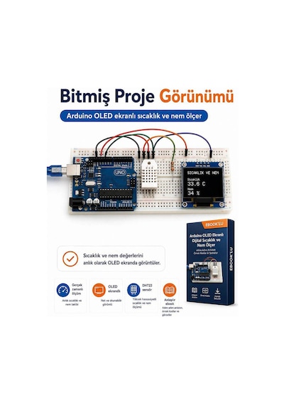 Arduino Oled Ekranlı Dijital Sıcaklık Ve Nem Ölçer Seti - Ebook Lu