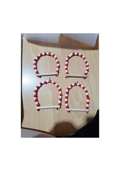 2 Adet Muhabbet Kuşu Salıncağı