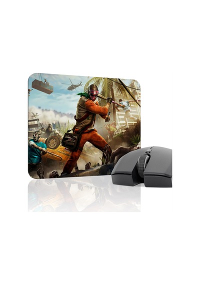 Dying Light Kaymaz Dikişli Kauçuk Oyuncu Mousepad V2 - 22x18 Gaming Mouse Pad Fare Altlığı