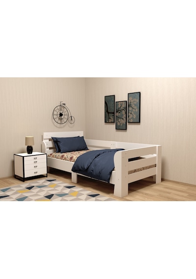Mymobilya Yüksek Başlıklı Oval Kenar Mdf Sedir Karyola Mymobilya Yüksek Başlıklı Oval Kenar Mdf Sedir Karyola