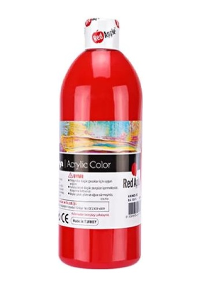 Red Apple Akrilik Boya 10x500 Gr 10'lu Set Çok Renkli