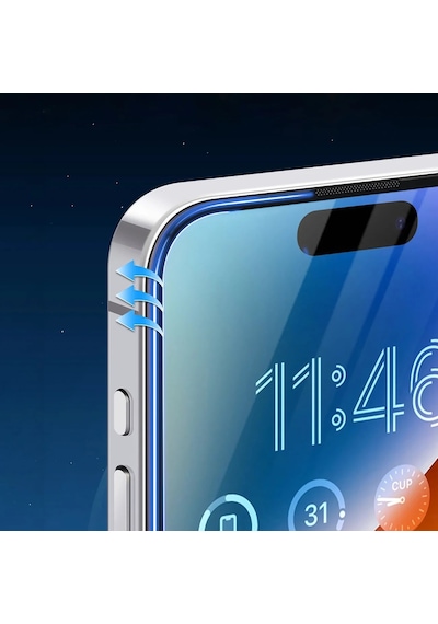 Joyroom Apple iPhone Uyumlu  16 Plus Anti-reflection Gerçek Gorilla Glass Cam Ekran Koruyucu