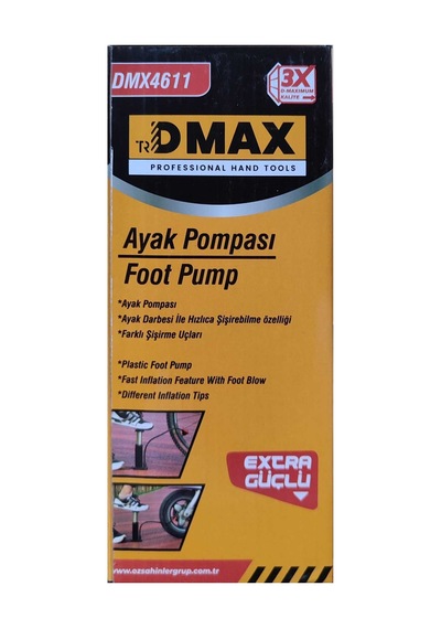 Ayak Pompası - Araba, Motosiklet, Bisiklet Uyumlu Profesyonel Hava Pompası Top Şişirme İğnesi Hediye