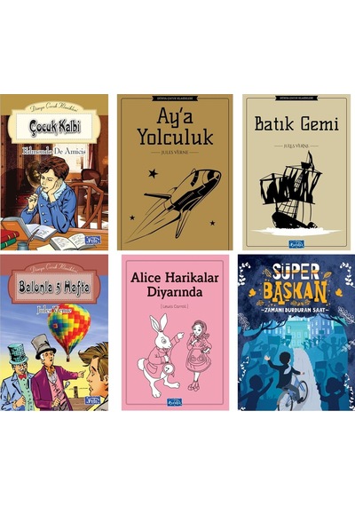 Süper Başkan Zamanı Durduran Saat Ortaokul 6 Kitap Set