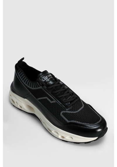 Lufian Tımothı Erkek Deri Sneaker Ayakkabı Siyah Siyah 112230237100100 Siyah
