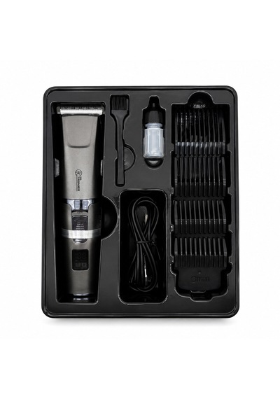 Saç Sakal Kesme Traş Makinesi Şarjlı Dijital Göstergeli 180 Döner Başlık 3-6-9-12mm Tarak Mr-6007 1 - 2 Saat
