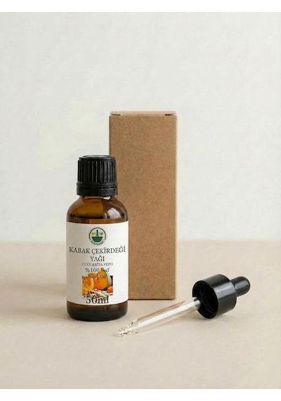 Soğuk Sıkım Kabak Çekirdeği Yağı Pumpkin Seed Oil Cucurbita Pepo Saf Doğal 50 Ml 50 ML