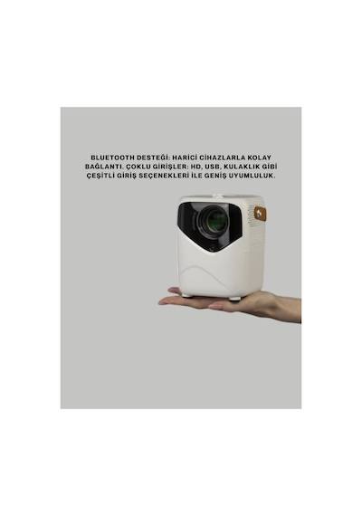 Astraltech Ultra Hd Çözünürlüklü Taşınabilir Projektör 1920x1080 Piksel Görüntü Kalitesi Yeni Nesi