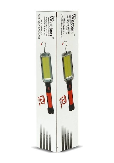 Usb Şarjlı Oto Tamirci Çalışma Lambası Wt-733 Siyah