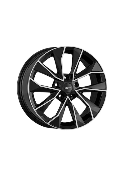 Agt Wheels 17 İnç 5 100 Et35 Parlak Siyah Jant Takımı J-5898