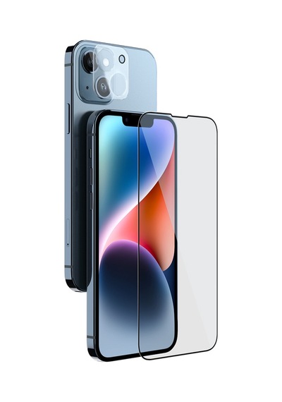 Nillkin Apple Uyumlu iPhone 14 2in1 Kamera Lens + Hd Cam Ekran Koruyucu