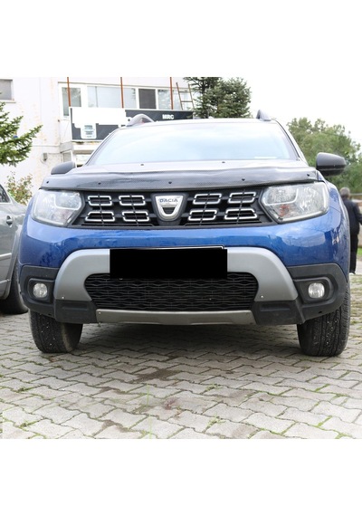 Dacia Duster Ön Tampon Koruma U Model Difüzör Abs Mat Gri 2018-
