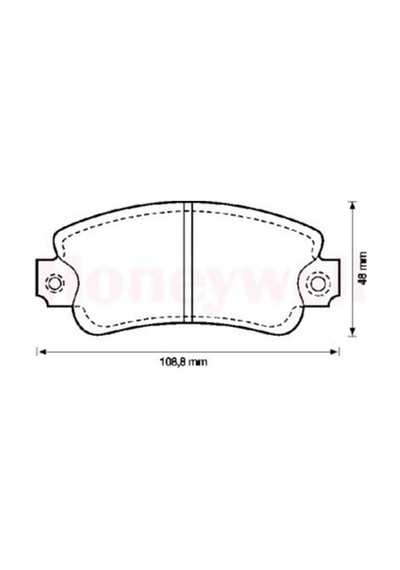 Fiat Uno 60 Ön Fren Balatası Bendix 571297B