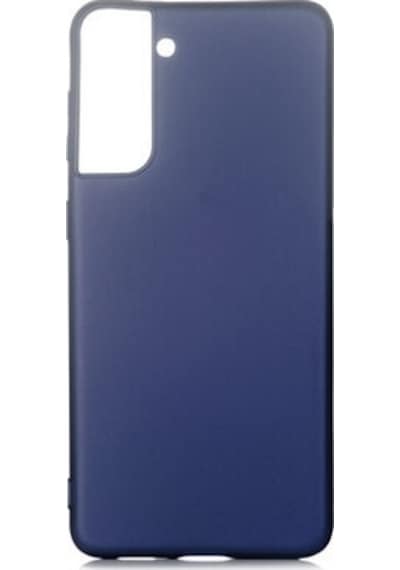 Samsung Galaxy Uyumlu S21 Plus Kılıf Esnek Yapılı İnce Slim Silikon Kapak Ryc/premier Lacivert
