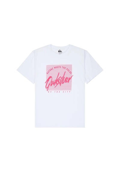 Quiksilver Retro Mood Erkek Beyaz Outdoor T-shirt Eqyzt08261-wbb0