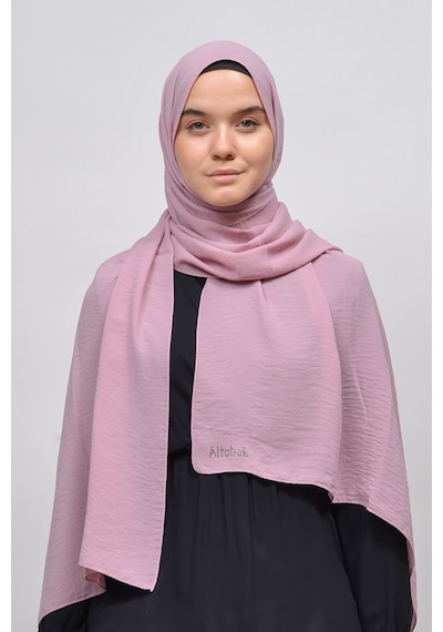 Altobeh Caz Krep Tesettür Kadın Şal - Koyu Pembe