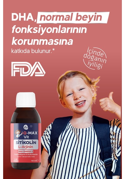 Q-max Sıtıkolın Şurup 150 Ml