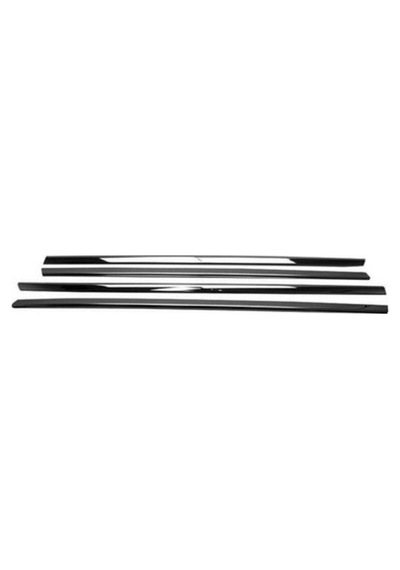 Vw Bora 1998-2004 Modeller Arası Krom Cam Çıtası 4 Parça Paslanmaz Çelik