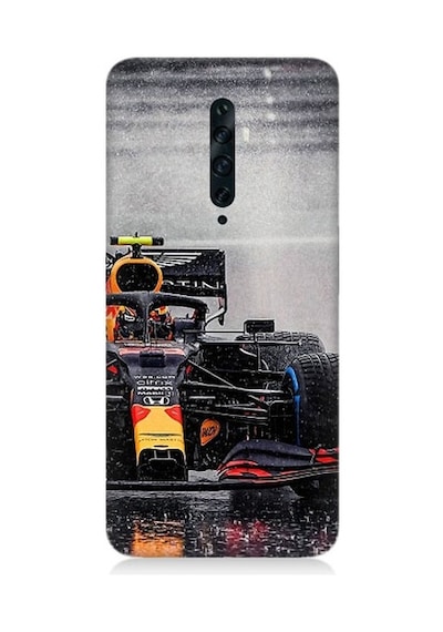 Oppo Reno 2z Uyumlu Max Verstappen F1 Aracı Desenli Silikon Kılıf