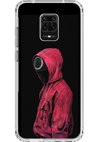 Xiaomi Redmi Note 9 Pro Uyumlu Şeffaf Kılıf Squid Game Tasarımlı