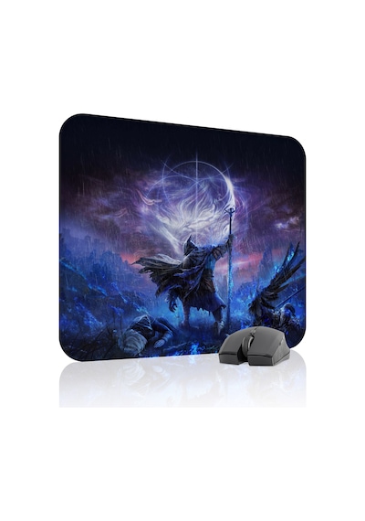 Elden Ring Kaymaz Dikişli Kauçuk Oyuncu Mousepad V1 - 48x40 Xl Gaming Mouse Pad Fare Altlığı