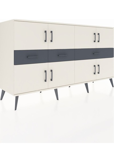 Hyperion Konsol 5 Raflı 3 Çekmeceli 8 Kapaklı 176x44x99 Aytaşı-ay Aytaşı-aytaşı/antrasit Hyperion Konsol 5 Raflı 3 Çekmeceli 8 Kapaklı 176x44x99 Aytaşı-ay Aytaşı-aytaşı/antrasit