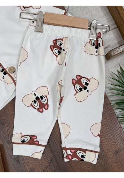 Bebek Ve Çocuk Mevsimlik Pijama Takımı 4bb2 Beyaz