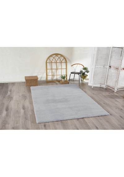 Jassrug Kürk Halı 80x120 Gri Grı Gri