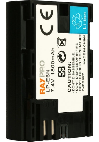 Canon 60D 70D 80D 7D ve 7D Mark II için Lp-E6 Lp-E6N Batarya Pil