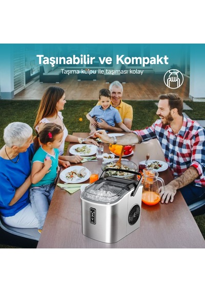 Bullet Kapsül Taşınabilir Buz Makinesi, Otomatik Temizleme, Hızlı Buz Yapma, Im008-bsı