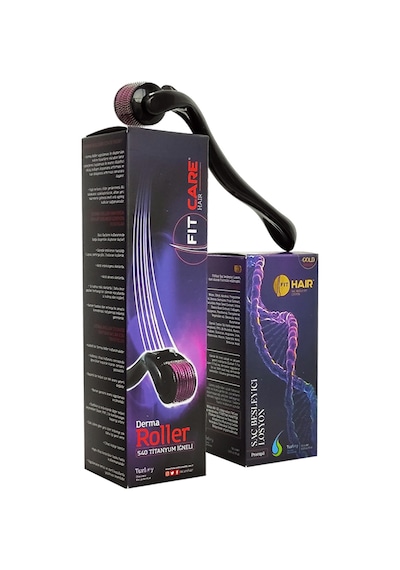 Fithair Gold Saç Büyümesine Yardımcı Besleyici Losyon 50 ML + Dermaroller