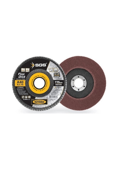 Sgs SGS431 Flap Disk Zımpara 115 MM 60 Kum