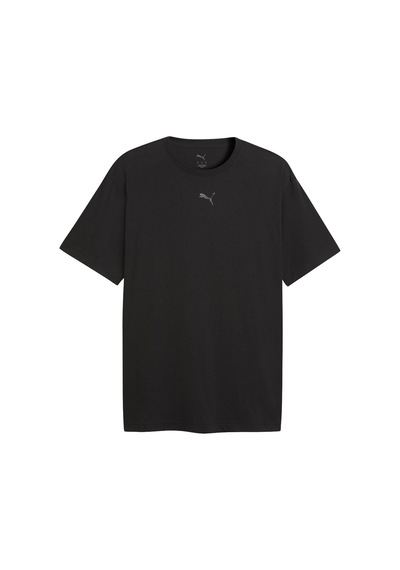 529317-01 Puma M Lead The Pack Graphıc Tee Erkek T-shirt Siyah 529317-01