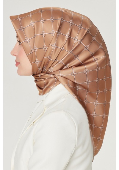 Armine Özel Nostalji Serisi Twill İpek Eşarp Modelleri 8555D-04