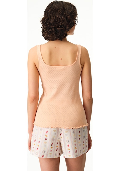 Penti Somon Morning Time Pamuklu Şortlu Pijama Takımı