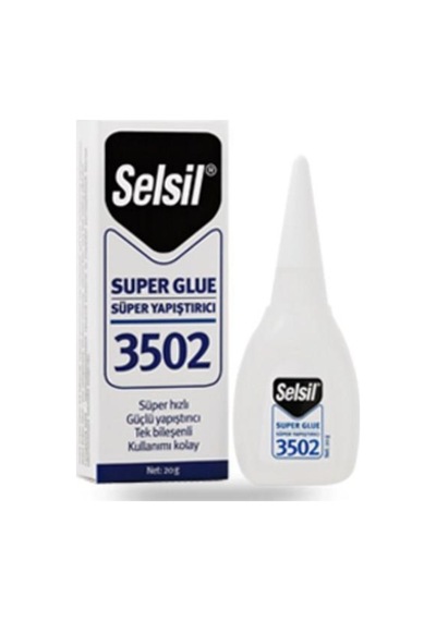 Selsil 3502 Süper Glue Japon Yapıştırıcı 20 Gr