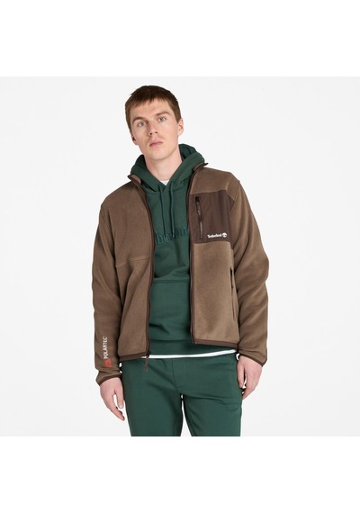 Timberland Sherburne Polartec 200 Mix Media Full Zi Erkek Ceket-33853 Kahverengi