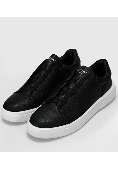 Lufian Dante Siyah Sneaker Erkek Deri Ayakkabı